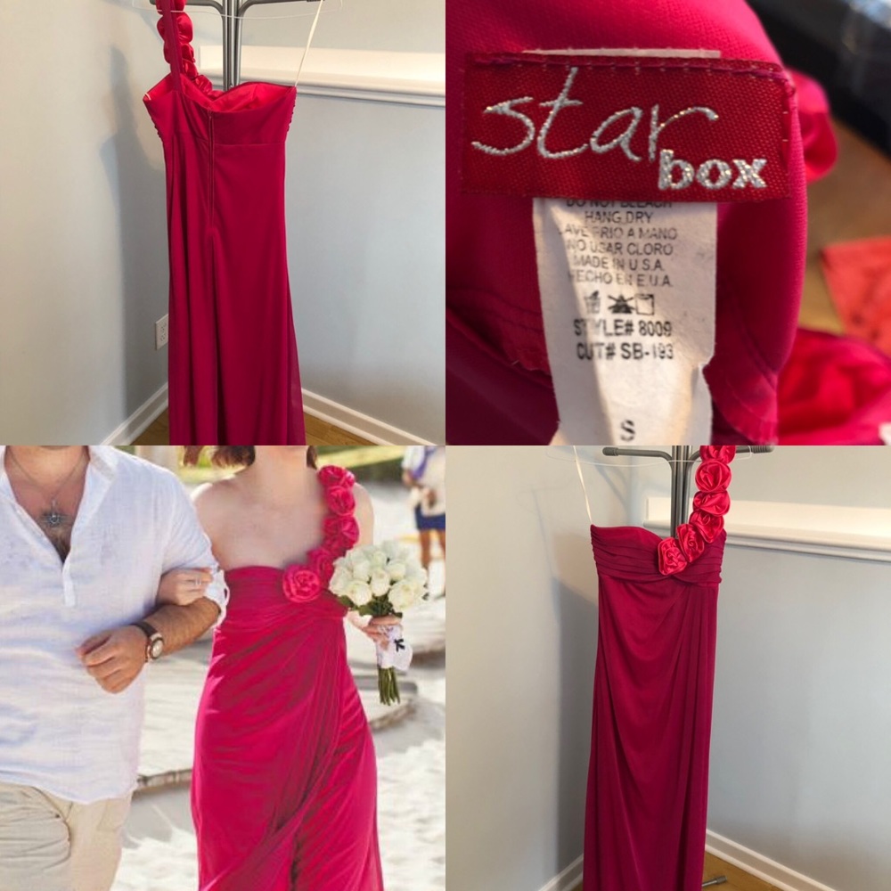 Star Box bridesmaid dress